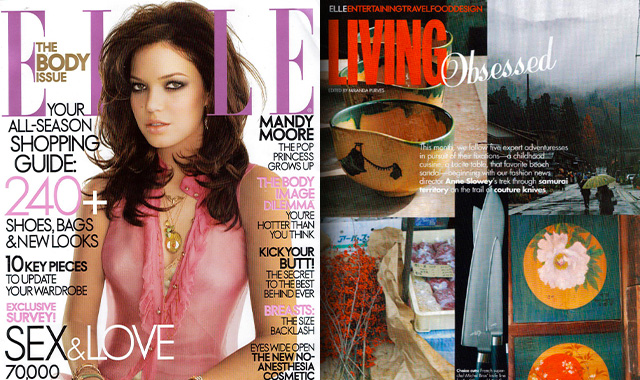 ELLE Mandy Moore Pink Dress Cover Poster Image